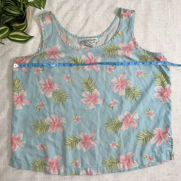 pineapple moon 100%silk top - Picture 2 of 4